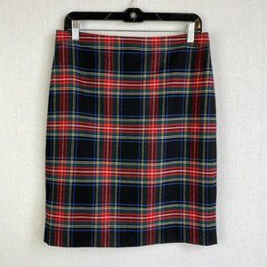 J.CREW Plaid Pencil Skirt NWT